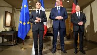 Očekuje se da će održati sastanak i sa Blinkenom: Vučić se sastao sa Makronom i Šolcom u Minhenu