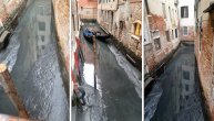 Veneciji preti suša? Gondole i čamci nasukani u kanalima