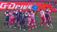 Rikardo udario Erakovića u glavu i dobio crveni: Žestoka tuča na derbiju, svi su u klinču
