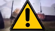 Uznemirujući snimak današnje nezgode na pružnom prelazu kod Jagodine