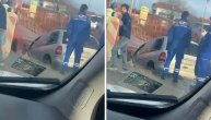 Nezgoda na Smederevskom putu: Automobil progutala rupa