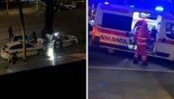 Zakucao se direktno u 2 parkirana policijska vozila na Bulevaru: 4 policajaca hospitalizovano