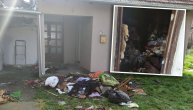 Jezivi snimci kuće u kojoj je čovek živ izgoreo: Telegraf na licu mesta