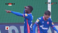 Zvezda rešava pitanje pobednika u Sremskoj Mitrovici: Kangva usamljen na petercu daje gol za 3:1