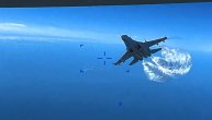 Snimak kako ruski borbeni avion obara američki dron iznad Crnog mora