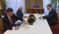 Vučić se sastao sa Boreljom i Lajčakom u Ohridu