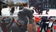 MUP osnovcima demonstrirao kako rade jedinice: Prikazali hapšenje, borilačke veštine i rad sa psima