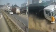 Snimljena nesreća iz rubrike "verovali ili ne": Samo pukom srećom se nije dogodila tragedija