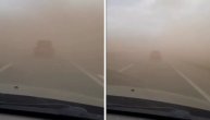 Snimak peščane oluje kod Subotice: Ne vidi se prst pred nosom