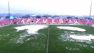 Na stadionu sneg kao da je ski staza: Evo u kakvim uslovima se igra Superliga