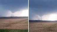 Jeziv video preplašenih ljudi koji su izbliza snimali tornado: Vrisci ulivaju strah u kosti