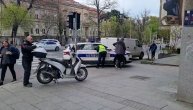 Sudar kombija i motocikliste u centru Beograda