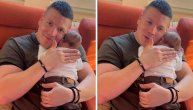 Najnežnija scena dana: Sloba Radanović sa sinom u naručju