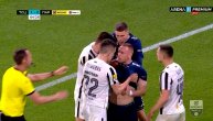 Umalo tuča igrača Partizana i TSC-a zbog grubog starta