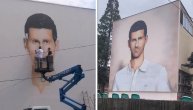 Mural posvećen Noletu osvanuo na zidu Tehničke škole u Lazarevcu: Đaci, svaka vam čast