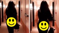 Seka Aleksić u skroz providnoj haljini šeta hotelom: Gaćice joj se uvukle... Pa, znate već gde