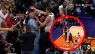 Brutalna blokada Jokića, pa onda otimačina za loptu sa vlasnikom Finiksa koji je sedeo u publici