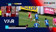 VAR poništio penal Napretku, publika u čudu