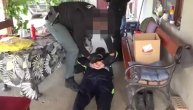 Snimak hapšenja oca osumnjičenog za masakr u Mladenovcu