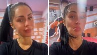 Pevačica bez trunke šminke: Aleksandra Bursać preznojena u teretani pokazala "pravo lice"