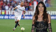 Anastasija trudna pruža podršku Nemanji Gudelju sa tribina u Torinu