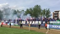 Bakljada "Plave unije" u Zemunu: Navijači OFK Beograda "zapalili" Prokletu avliju