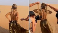 Teodora Džehvarović zapalila saharu: Pevačica u toplesu pokazala čime raspolaže