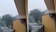 Jaka oluja se spustila na Novi Beograd