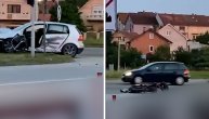 Teška nesreća u Šapcu, povređen mladi motociklista