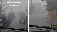 Smrklo se kao da je noć, vozila blokirana, ulice potopljene: Snimak oluje koja je paralisala Sjenicu
