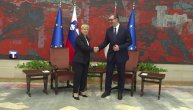 Vučić sa predsednicom Republike Slovenije, Natašom Pirc Musar
