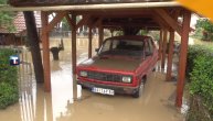Kragujevac: Izlila se reka Lepenica, dvorišta u naselju Palilula poplavljena