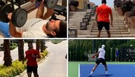 Čuju se uzdasi od silnih napora: Pogledajte kako Novak Đoković naporno trenira u Crnoj Gori