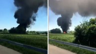 Požar u Jagodini, gust dim vidi se s auto-puta
