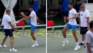Nole spreman za nastavak meča protiv Hurkača: Zagrevanje Đokovića koje nas vraća u detinjstvo