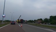 Nezgoda na auto-putu, zapalio se šleper kod Velike Plane