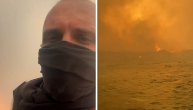"Kao da se spasavamo iz pravog pakla": Jezivi snimak turista kako beže čamcem od požara u Grčkoj