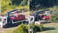 Nesvakidašnji, ali težak sudar u Bloku 45: Sudarili se automobil i zaprega