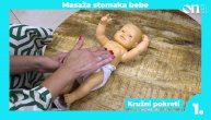 Kako smanjiti grčeve kod bebe masažom