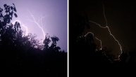 Kakav "ulov": Munja se razgranala i osvetlila nebo iznad Beograda