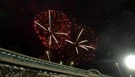 Spektakularn vatromet pred početak utakmice Partizan - Sabah