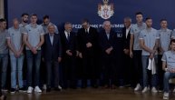 Svečani doček "Orlova": Vučić poručio košarkašima da želi zlato na Olimpijskim igrama