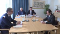 Vučić na trilateralnom sastanku u Briselu
