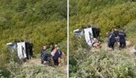 Izvlačenje povređenih u udesu: Najmanje tri osobe poginule u udesu autobusa na putu Cetinje - Budva