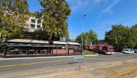 Jezivi snimci izgorelog restorana na Novom Beogradu: Požar lokalizovan, Telegraf na licu mesta