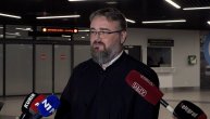 Protojerej Dejan Krstić na aerodromu