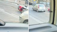 Povređen motociklista na Dorćolu