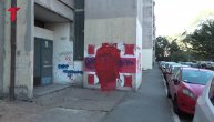 Oskrnavljen mural Draži Mihailoviću na Crvenom krstu