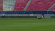Sve je spremno za utakmicu Zvezde u Lajpcigu: Pogledajte završne pripreme na velelepnom stadionu