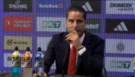 Trener Crvene Zvezde jedva došao do reči: Janis na početku konferencije ostao bez glasa